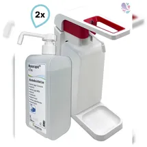 Blanc HYGIENIC Hebelspender 1.000ml Weiß/Rot