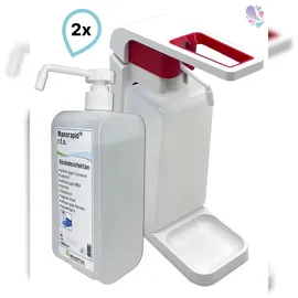 Blanc HYGIENIC Hebelspender 1.000ml Weiß/Rot