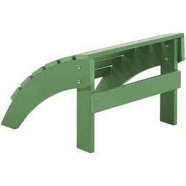Beliani Fußhocker ADIRONDACK Grün