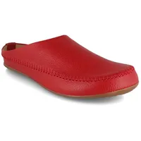 HAFLINGER Damen Hausschuh Herren Leder Ziernaht Gummisohle Everest Softi