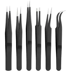 goobay Pinzetten-Set 6-teilig silber