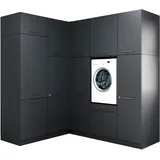 laundreezy Mehrzweckschrank-Set 218 x 238 x 68 cm Grau