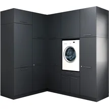 laundreezy Mehrzweckschrank-Set 218 x 238 x 68 cm Grau