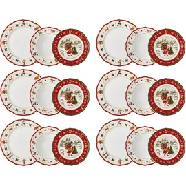 Hutschenreuther Happy Wintertime Red Set 18-tlg. rot