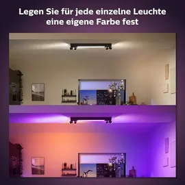 Philips Hue White and Colour Ambiance Centris 4-flg. weiß