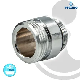 tecuro Strahlregler Aufnahme Adapter M22 x1 auf 3/4' AG