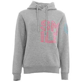 Zwillingsherz Hoodie SMILE grau XL