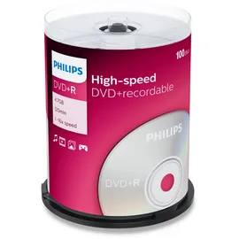 Philips DVD+R 4,7GB 16x 100er Spindel