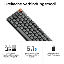 Keychron K3 Max MX Grau DE