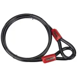 ABUS Schlaufenkabel Cobra 12 - Stahlseil mit Kunststoff ummantelt - Sicherung für Fahrrad- und Motorrad-Zubehör - 1,8 Meter lang, 12 mm stark