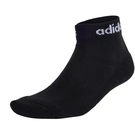adidas Linear Cushioned Ankle Sneakersocken 12er Pack Schwarz 43-45