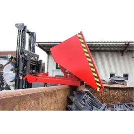 Bauer Südlohn Kippbehälter Stahl 1200 mm Gelborange