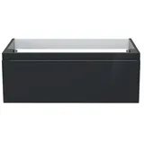 Camargue Espacio Waschtischunterschrank  (80 x 46 x 30 cm, Gama anthrazit glänzend)