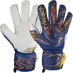 REUSCH Torwarthandschuhe Attrakt Grip, premium blue / gold, 8