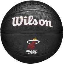 Wilson NBA Team Tribute Mini Basketball Schwarz 3
