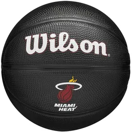 Wilson NBA Team Tribute Mini Basketball Schwarz 3