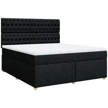 vidaXL Cruz 180 x 200 cm Schwarz