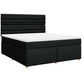 vidaXL Cruz 180 x 200 cm Schwarz