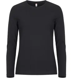 CLIQUE Premium Fashion Langarmshirt Damen 99 - schwarz S