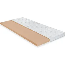 Erwin Müller Lugano Topper 120 x 200 cm weiß
