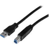 Startech USB-A auf USB-B 2 m Schwarz