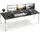 Versee Schreibtisch 180 cm Schwarz