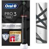 Oral B Pro 3 3500 schwarz + Reiseetui streifen Design Edition