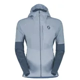 Scott Damen Funktionsjacke SCO Hoody W's Explorair Alpha, Größe L in Grau glace blue/metal blue