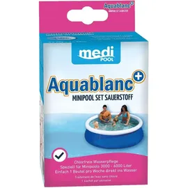 mediPool Aquablanc Mini Pool Set Sauerstoff weiß 320 g