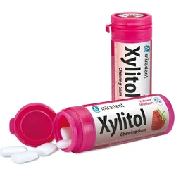 Xylitol Kaugummi Erdbeere Miradent