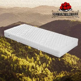 schwarzwaldmarie XXL 7-Zonen-Kaltschaummatratze, bis Härtegrad H5, Bezug waschbar, Größe: 90 x 210 cm, Härtegrad: H4