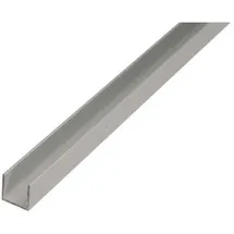 GAH Alberts U-Profil gleichschenkl.ungelocht L2000 x B12 x H10mm Aluminium, silberfarbig