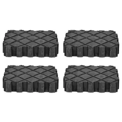 KS TOOLS Universal Gummiauflagen-Satz für Hebebühne, 4-tlg Gummi-Richtwerkzeug  160.0391-TD