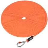 Non-Stop Dogwear Protector Round Long Line, Orange, 10 m