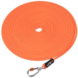 Non-Stop Dogwear Protector Round Long Line, Orange, 10 m