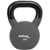 Softee Neoprene 20kg Kettlebell - Grey - 20 kg