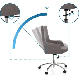 HJH Office SHAKE 100 Stoff Grau