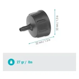 Gardena Micro-Drip-System Hahnanschluss 4,6 mm G 3/4 schwarz