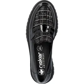 Rieker Damen 47550 Loafer, schwarz 00, 40 EU
