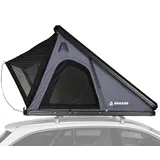 snailer Alduo Dachzelt Auto - 2 Personen, Auto Camping Zelt, Dachzelt Hartschale, Schneller Aufbau - Inklusive LED-Licht, Leiter und Schuhtaschen