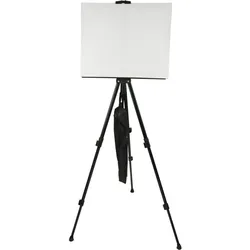 WellHome - Klappbare Metallstaffelei mit Tragetasche Maximale Höhe 162 cm