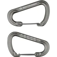 Sea to Summit Karabinerhaken One Size Grau