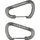 Sea to Summit Karabinerhaken One Size Grau