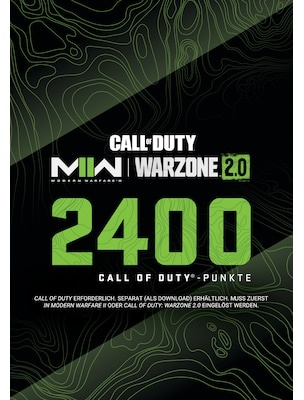 Call of Duty 2400 Points - XBox Series S|X / XBox One Digital Code DE