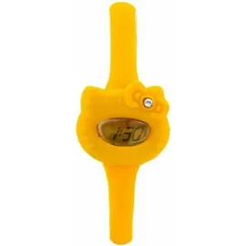 HELLO KITTY HK7123L-08 27 Aluminiumgehäuse Orange Silikonarmband Orange