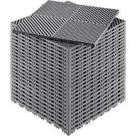 Vevor Drainagematte 40 x 40 cm grau