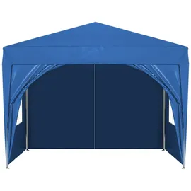Thanaddo Faltpavillon 3 x 3 m inkl. 4 Seitenteile Blau