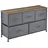 pro.tec Kommode 55 x 100 x 29 cm Grau/Holzfarben