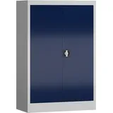 Classix Aktenschrank 80 x 38 x 120 cm blau/lichtgrau