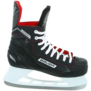 Bauer Speed Skate Eishockeyschlittschuhe Herren schwarz-weiss-rot-silber 44.5